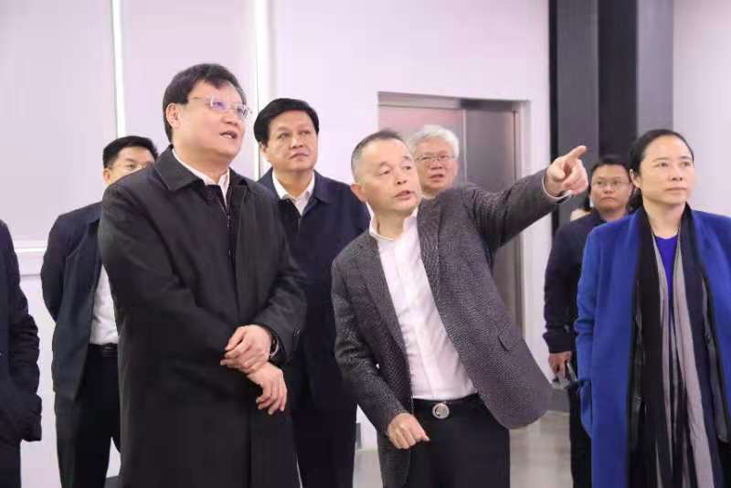 湖南省委常委、省國資委書記等赴邵陽調(diào)研國資國企工作方案考察團(tuán)來我公司調(diào)研
